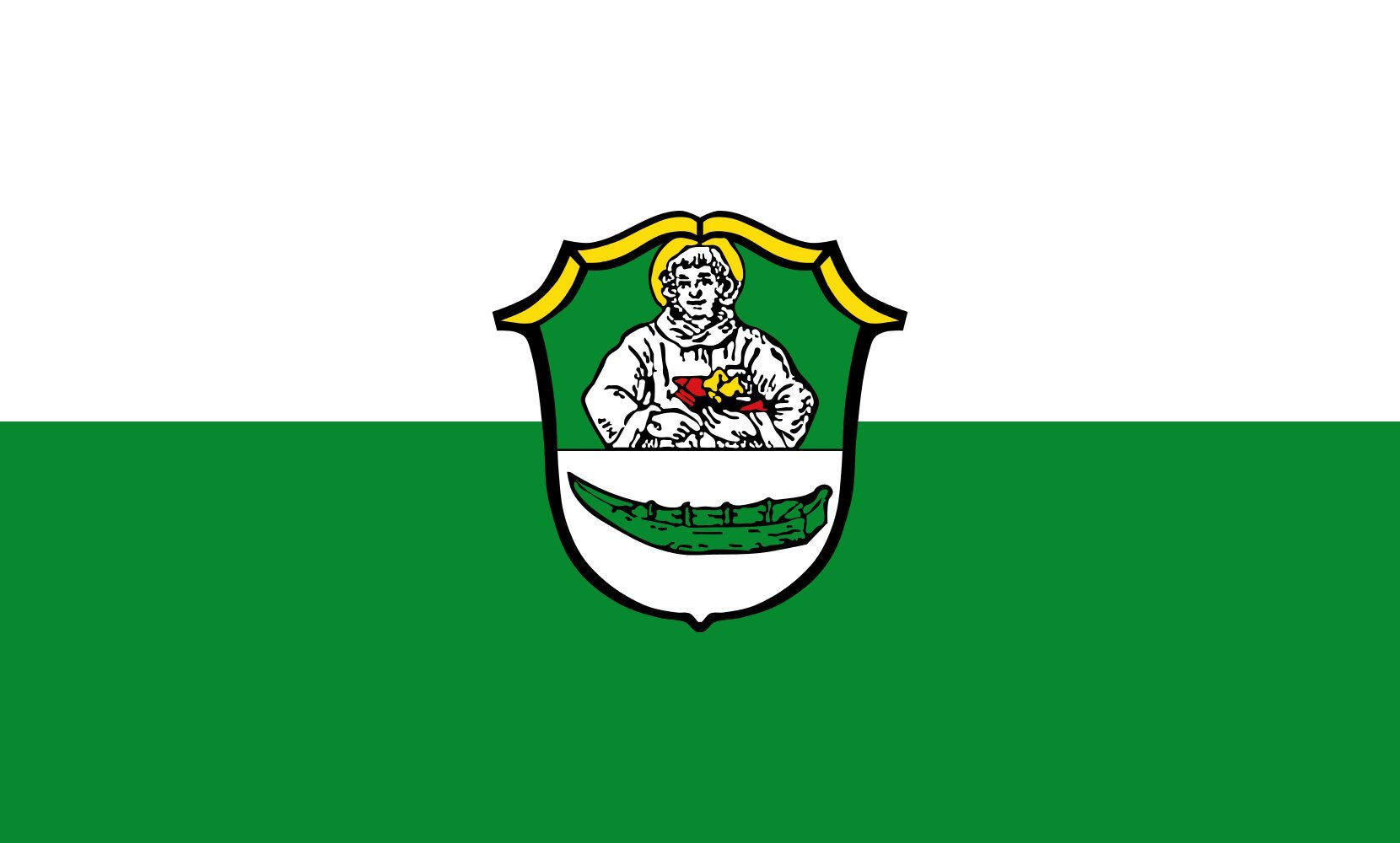 Drapeau Large Stephanskirchen 1.35m² en maille drapeau haute résistance