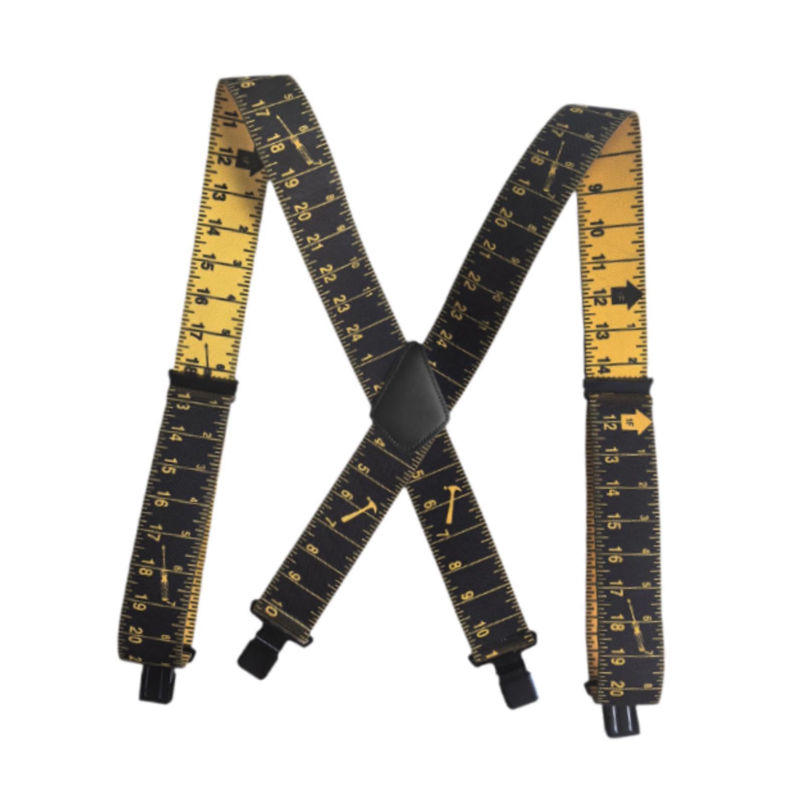 zoomella Men Suspenders Adjustable Trendy x Shaped for Holidays Father Day Gift Party Black-picture-50