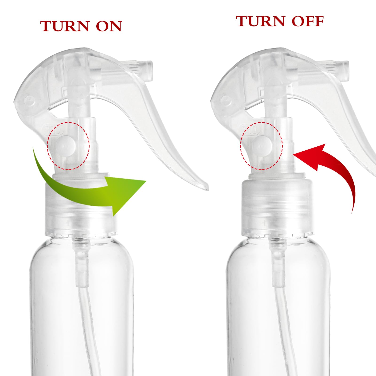 Beavorty 4pezzi Flacone Spray Vuoto Nebbia Fine Flacone Da Viaggio Per Capelli e Viso Contenitori Per Liquidi Perdite Per Viaggio in Aereo e Campeggio