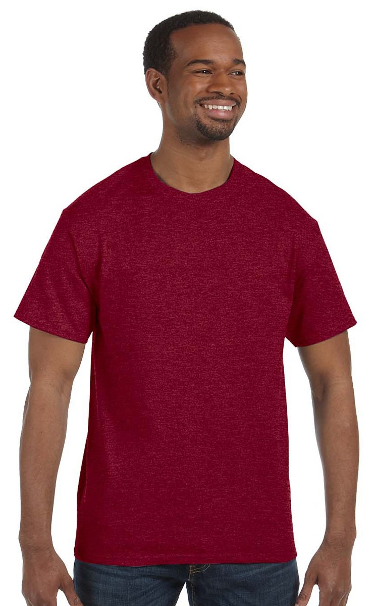 Gildan Mens Heavy Cotton Short Sleeve T-Shirt (XL) (Antique Cherry Red)