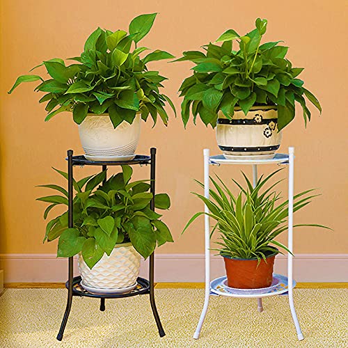 Suporte Para Vaso, Funien 2 Titular Suporte De Vaso De Planta De Metal Suporte De Flor Prateleira Ja