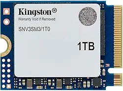 Kingston NV3 1TB M.2 2230 NVMe SSD | Até 6000MB/s | SNV3SM3/1T0