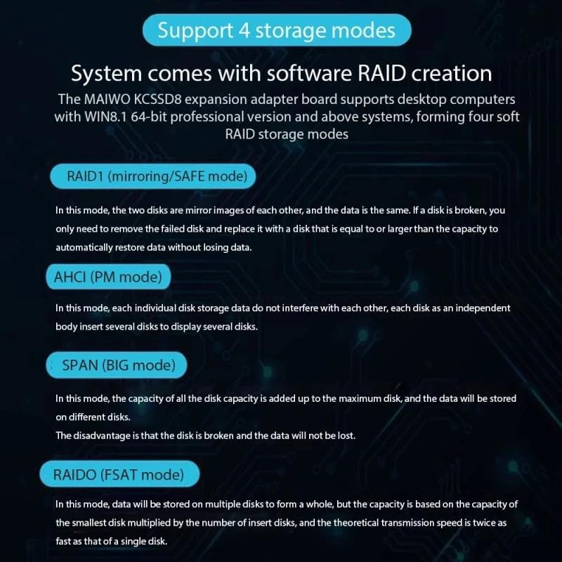 Adapter PCIe 2.0 X1 na SATA 3.0, 16 portów, karta riser, z radiatorem, karta rozszerzeń SSD 6 Gb/s, 4 tryby pamięci, kompatybilna z PCIe X4/X8/X16