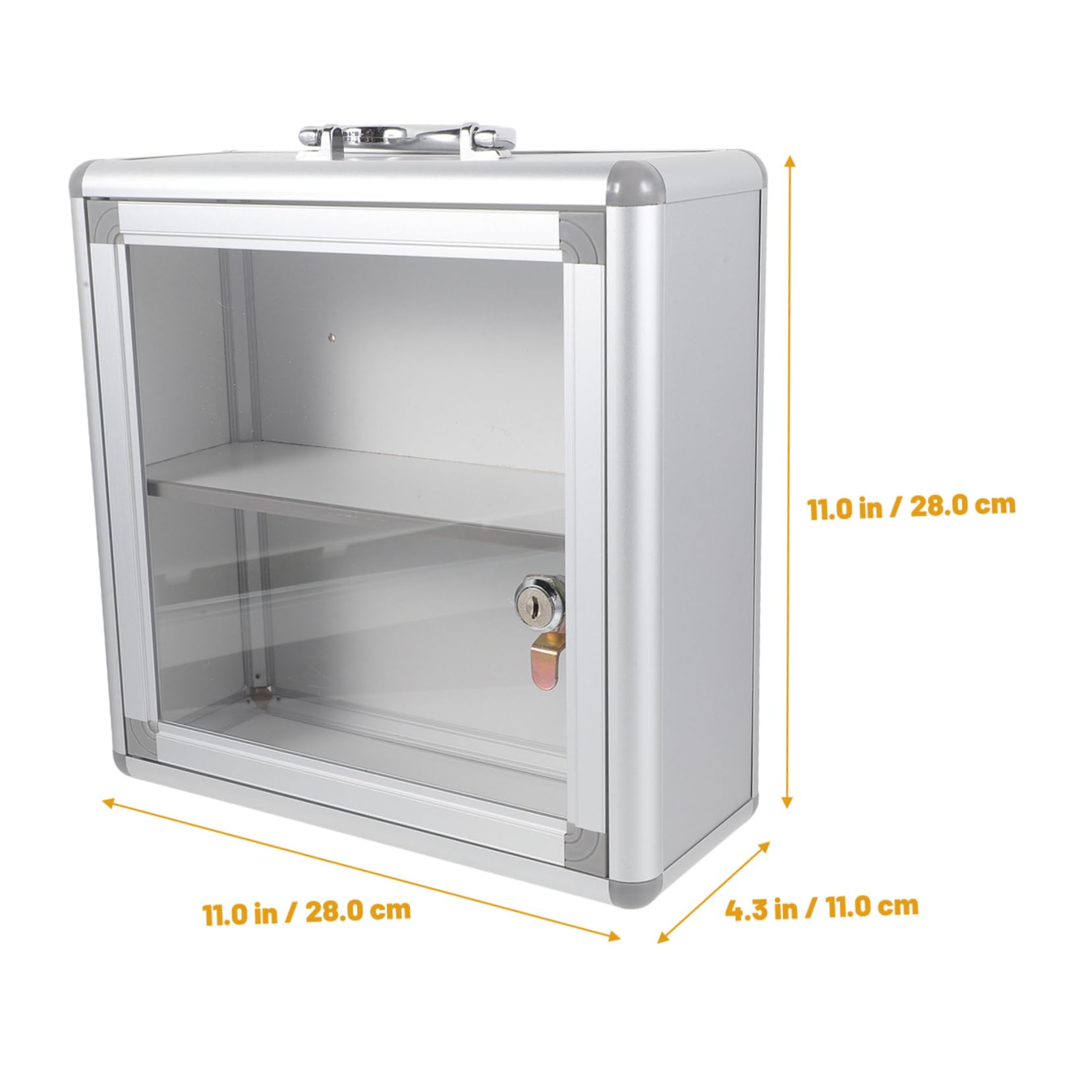 GALPADA Caja de Pared Botiquín de Emergencias Sanitarias de Colgante Almacenamiento de Accesorio de Almacenamiento Multifuncional y Práctico