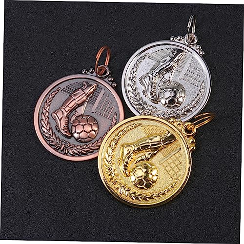 BESPORTBLE 20 Unidades medalhas de premiação com fita prêmios de medalhas para competições alloy Com