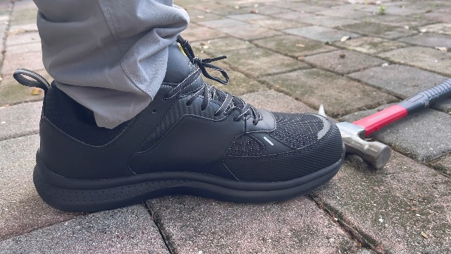 FitVille Men's Extra Wide Safety Work Shoes Protective Composite