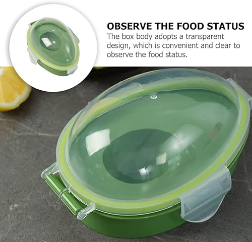 Miniatura 6 de UPKOCH Contenedor de almacenamiento de frutas de aguacate: 2 piezas de almacenamiento de frutas y verduras, soporte para almacenamiento de aguacate