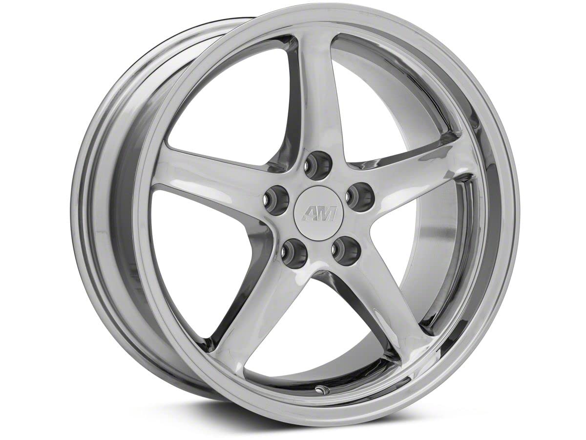 1995 Cobra R Rims Cobra Offset Wheels Mustang Deep Dish 1995 Cobra R Style Chrome Wheel;