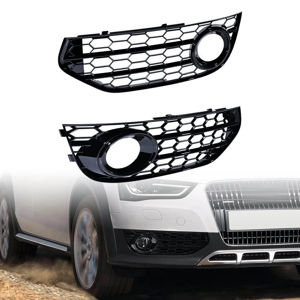 NEW GENUINE AUDI A4 B8 Allroad Right Side Fog Light Grill - OEM Part 8K0807682H01C