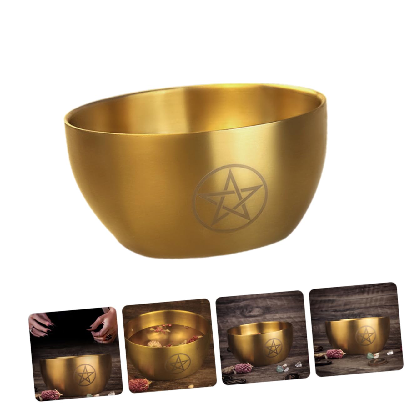 FUNOMOCYA Stainless Steel Shave Bowl for Men Reusable Shaving Mug Men's Shaving Equipment Versatile Use for Aromatherapy