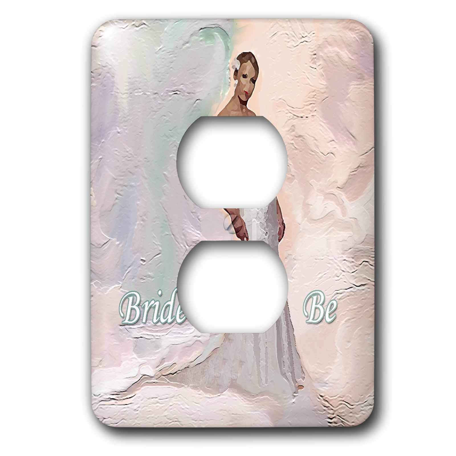 Bride To Be plaque pour 2 prises de courant pour la décoration d'un EVJF réussi