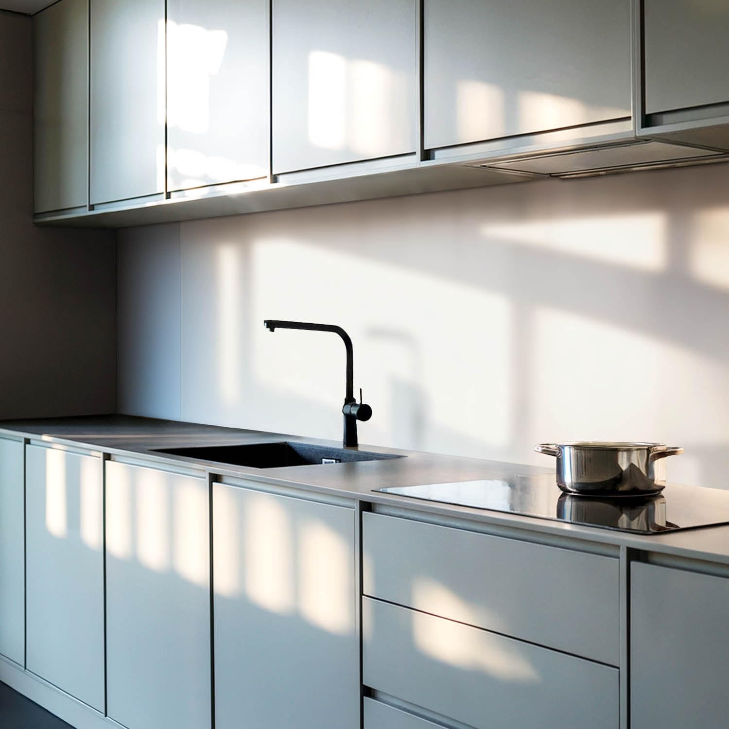 Pannelli da Parete PVC 120x60 cm Cucina Autoadesivo Fondo Protettivo Facile da Pulire Design Durevole Aspetto Moderno Impermeabile Paraspruzzi - Colore avorio