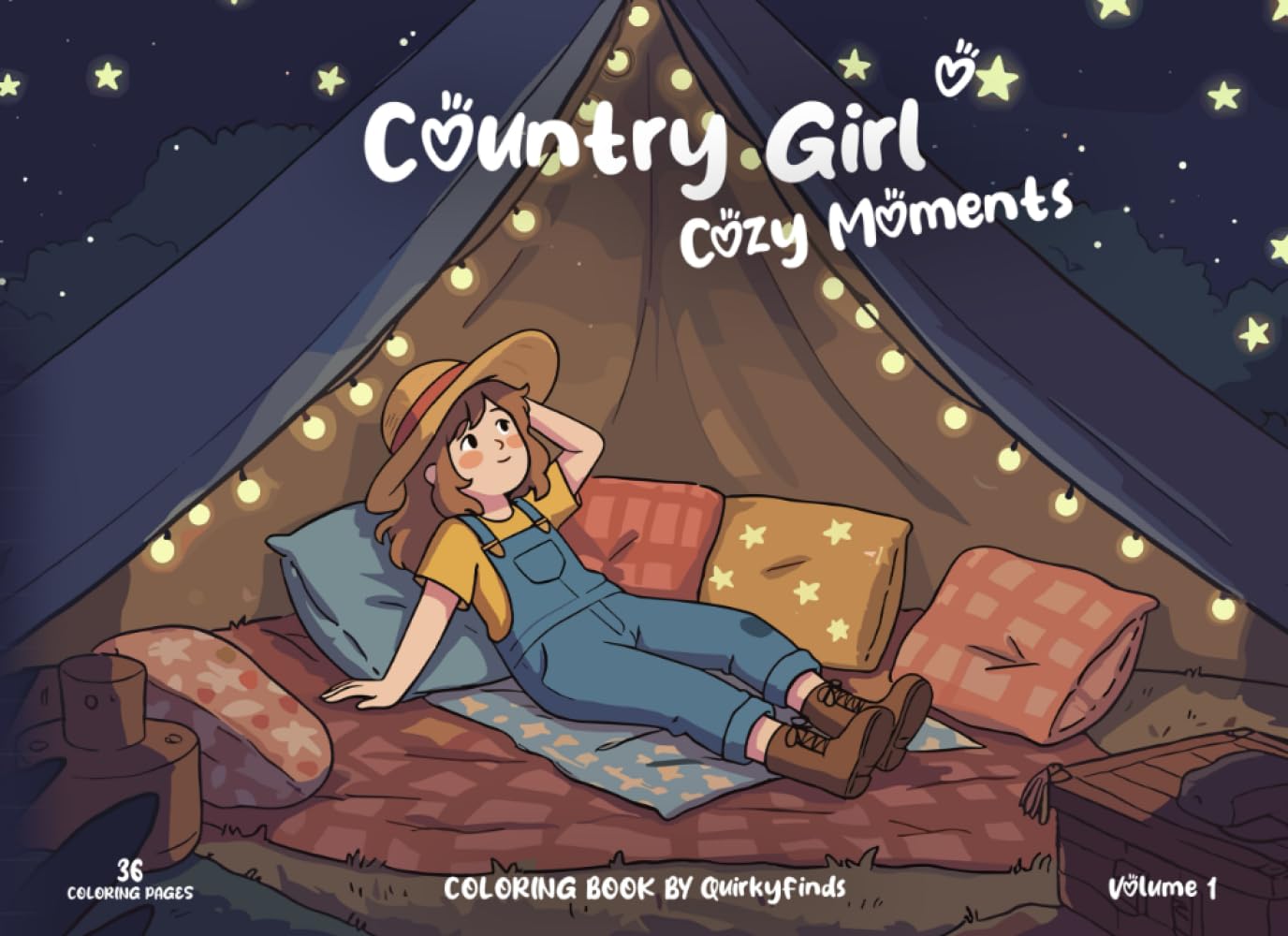 Country Girl Cozy Moments: Coloring Book for Adults and Teens: Cozy Cottagecore, Nature & Autumn Country Life Scenes for Relaxation and Stress Relief (Country Girl Coloring Book)