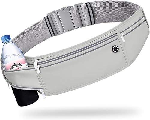 Miniatura 11 de Cinturón Delgado de Correr para Hombres y Mujeres, Riñonera para Corredores con Soporte para Teléfono, Cinturón de Dinero, Accesorios de Equipo de
