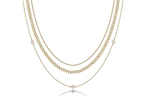 Effortless Layering: 14K Gold Plated Layering Necklaces for Women