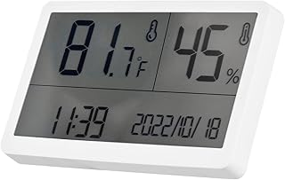 WENZI Humidity Gauge Indoor Thermometer - Digital Indoor Humidity Sensor Room Thermometer with Temperature Humidity Monitor, Accurate Hygrometer Thermometer Meter for Home Greenhouse Wine Cellar