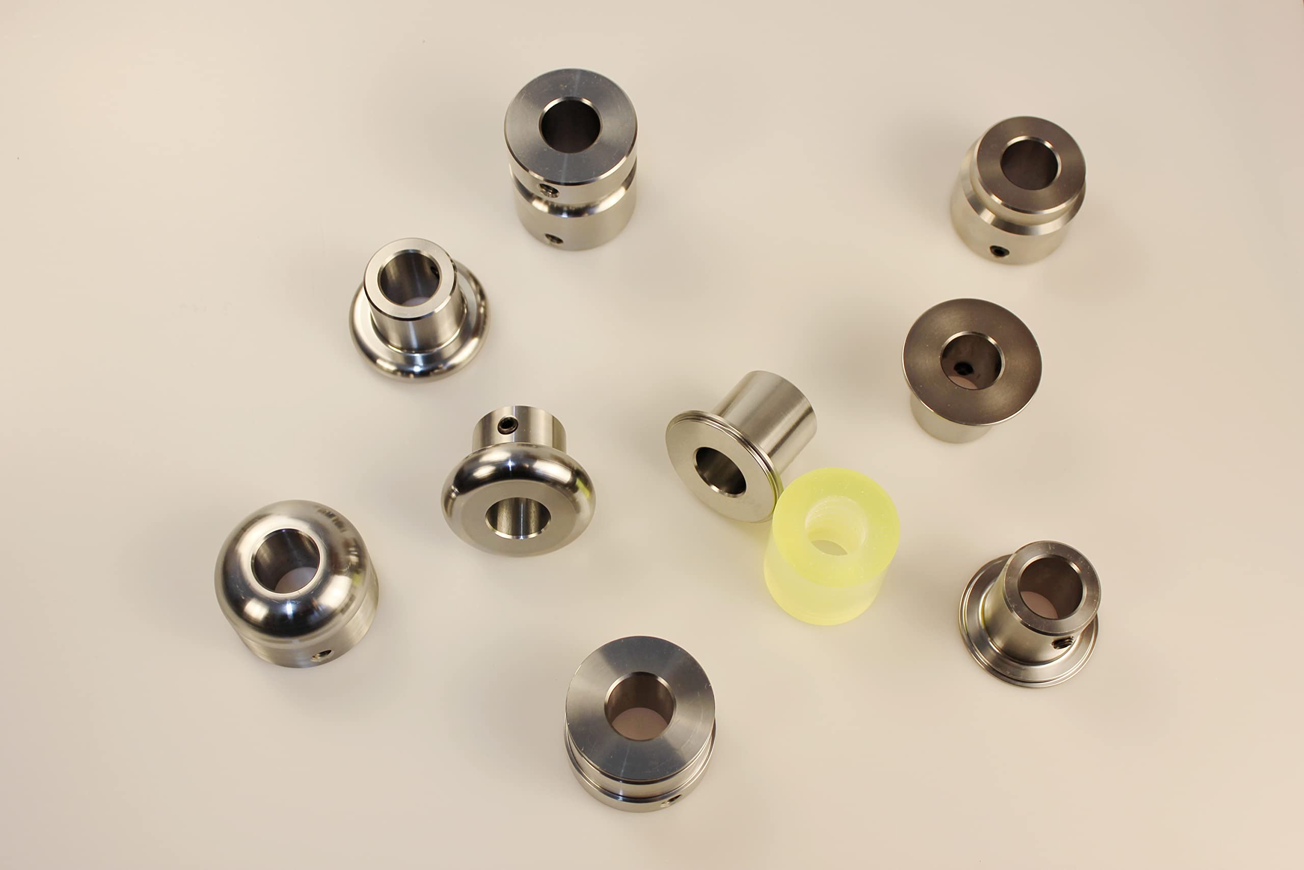 Wulstwalzenmatrizen Perlwalzen-Metallumformungssatz DIES Set mit 9 Stahlmatrizen und 1 Polyurethan-Unterrad passt auf die meisten 22-mm-Wellen