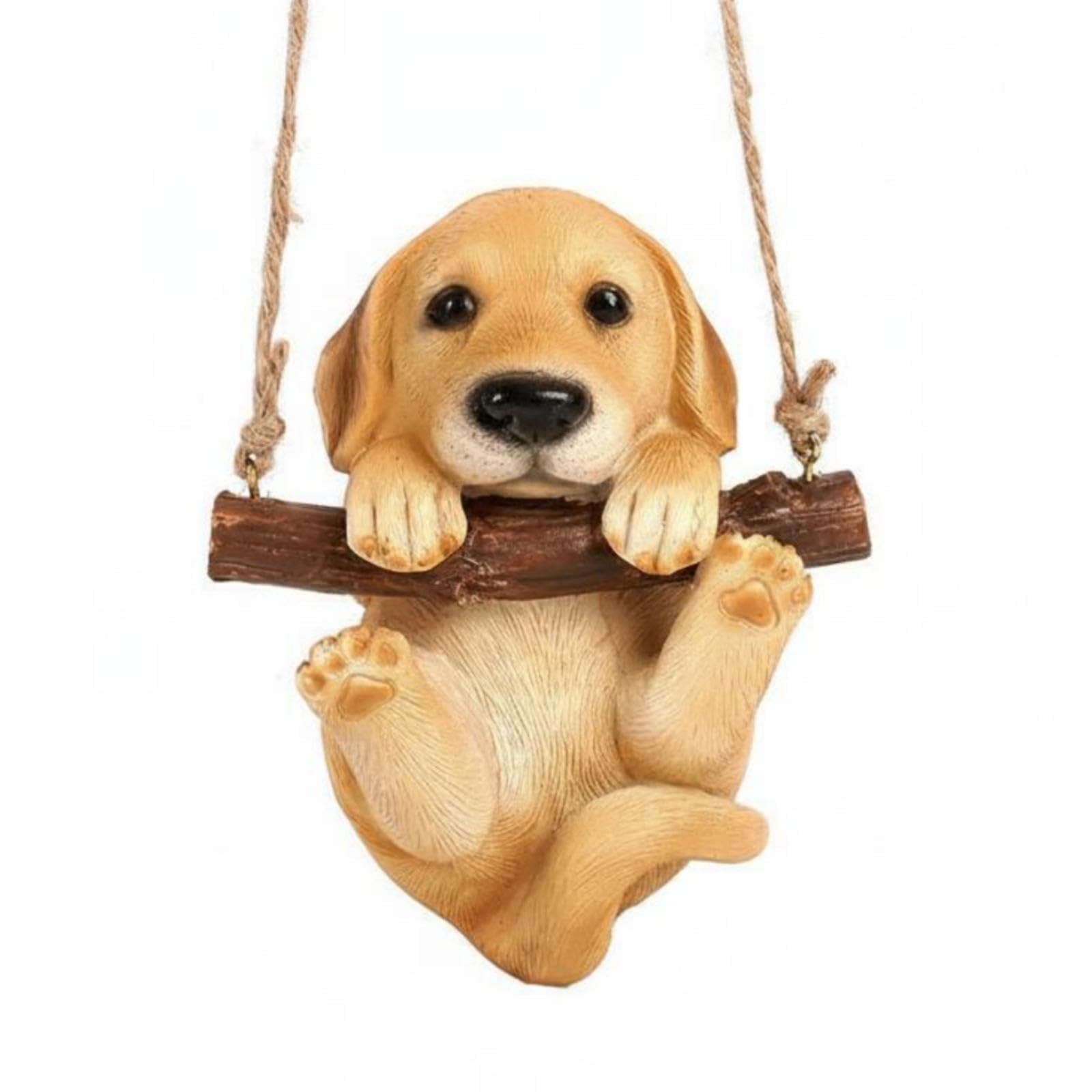 Pig Rope Hanger Cat Rope Hanger Easy to Hang Hanging Pig Ornament for Balcony, Courtyard Yellow Dog Pendant|Home & Garden| Yard, Garden & Outdoor Living| Gardening Supplies| Plant Car-image-33