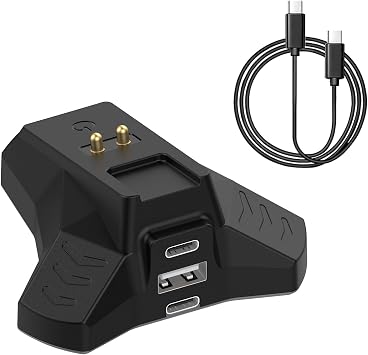 Mouse Charging Dock Charger for Razer DeathAdder V2 Pro, Naga Pro, Viper Ultimate, Basilisk Ultimate Wireless Mouse, Replacement Charging Stand Station Mice Charger Base