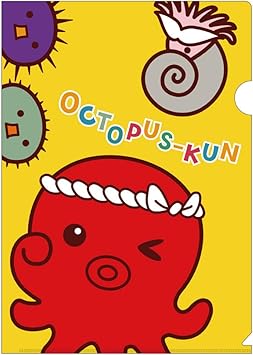 Amazon オクトパス君 クリアファイル 合格グッズ 受験合格祈願グッズ 受験用文房具 イエロー カレンダー 文房具 オフィス用品
