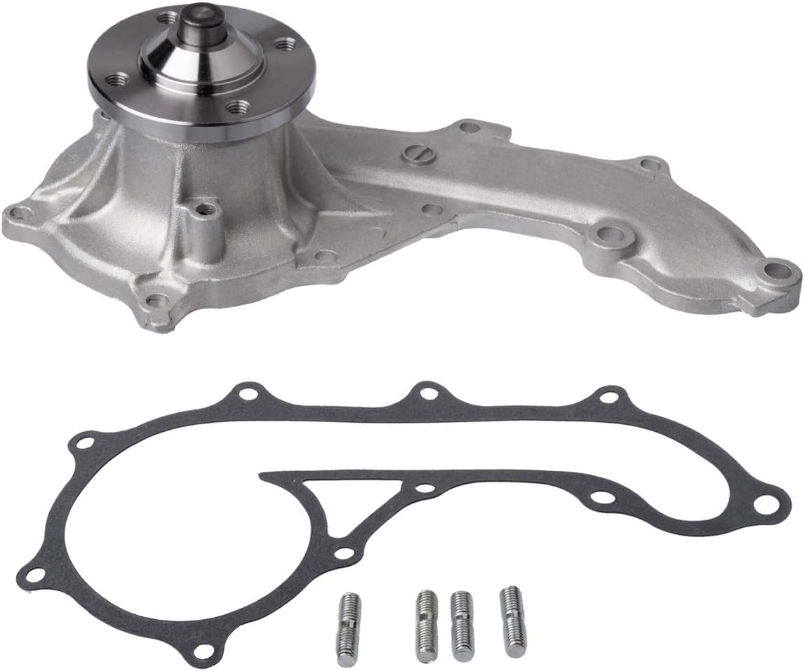 AUQDD AW9293 Professional Water Pump Kit With Gasket Fit For (Engine 2.4L/2.7L L4) 1996-2000 Toyota 4Runner /2010 4Runner /1994-1998 T100 /1995-2019 Tacoma