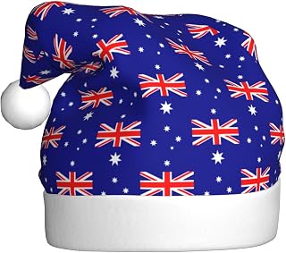 Australian flag Printing Christmas Hat for Adult Halloween party usage