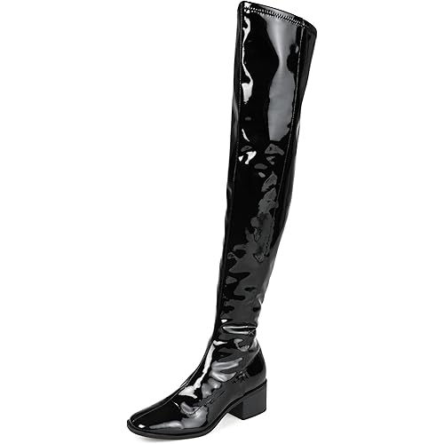 Journee Womens Mariana Tru Comfort Foam Block Heel Over The Knee Boots