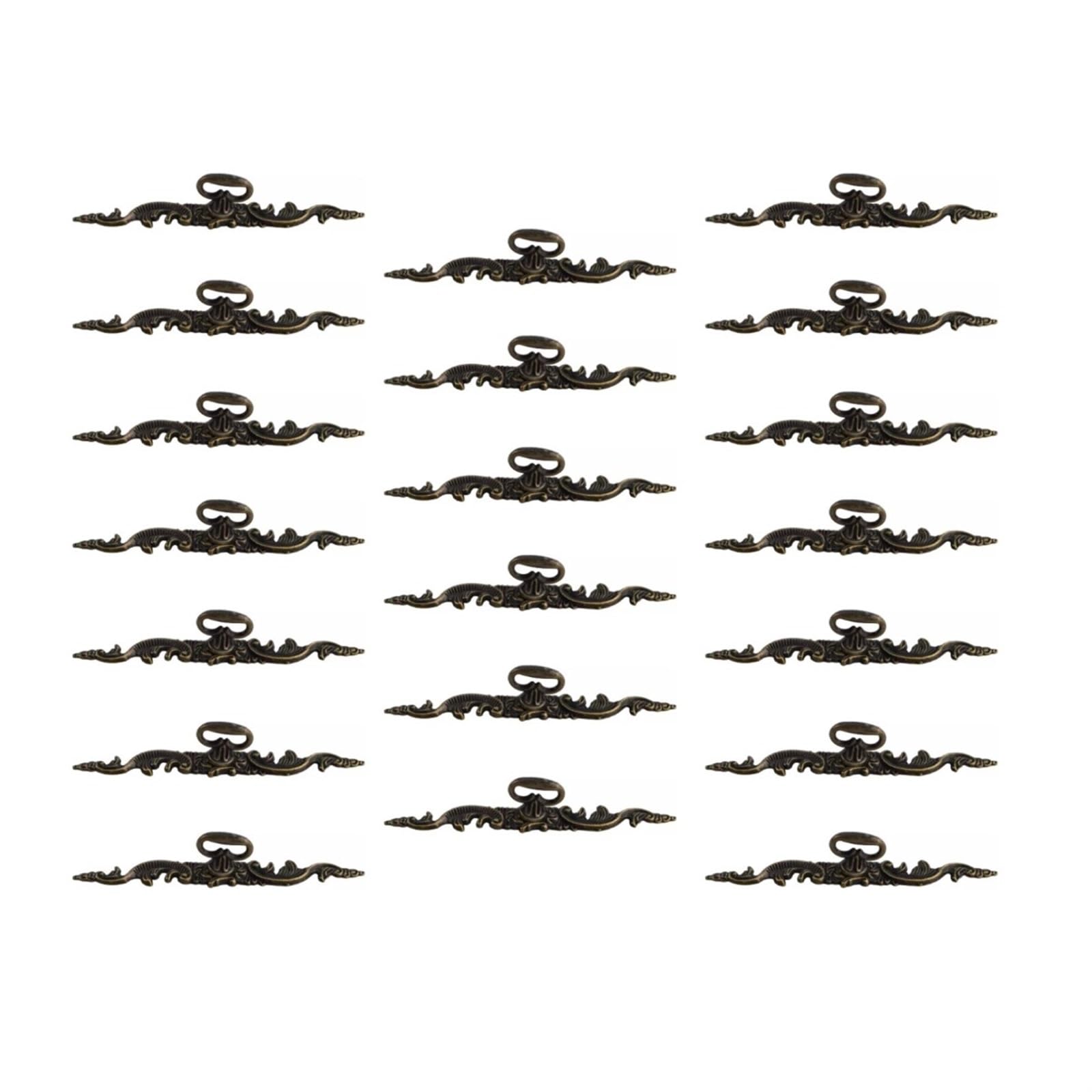 ZAANHA 20pcs 5.8 Inch Length Vintage Handles Pulls for Drawer Furniture Cabinet Door Dresser Cupboard Closet