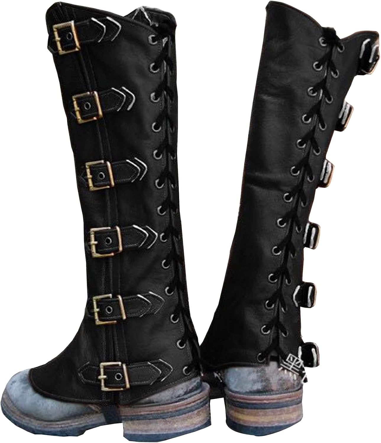 Resnan Faux Leather Boot Covers Medieval Steampunk Spats Greaves Gaiters Legguards Boot Tops The Crusaders Knight Accessoires