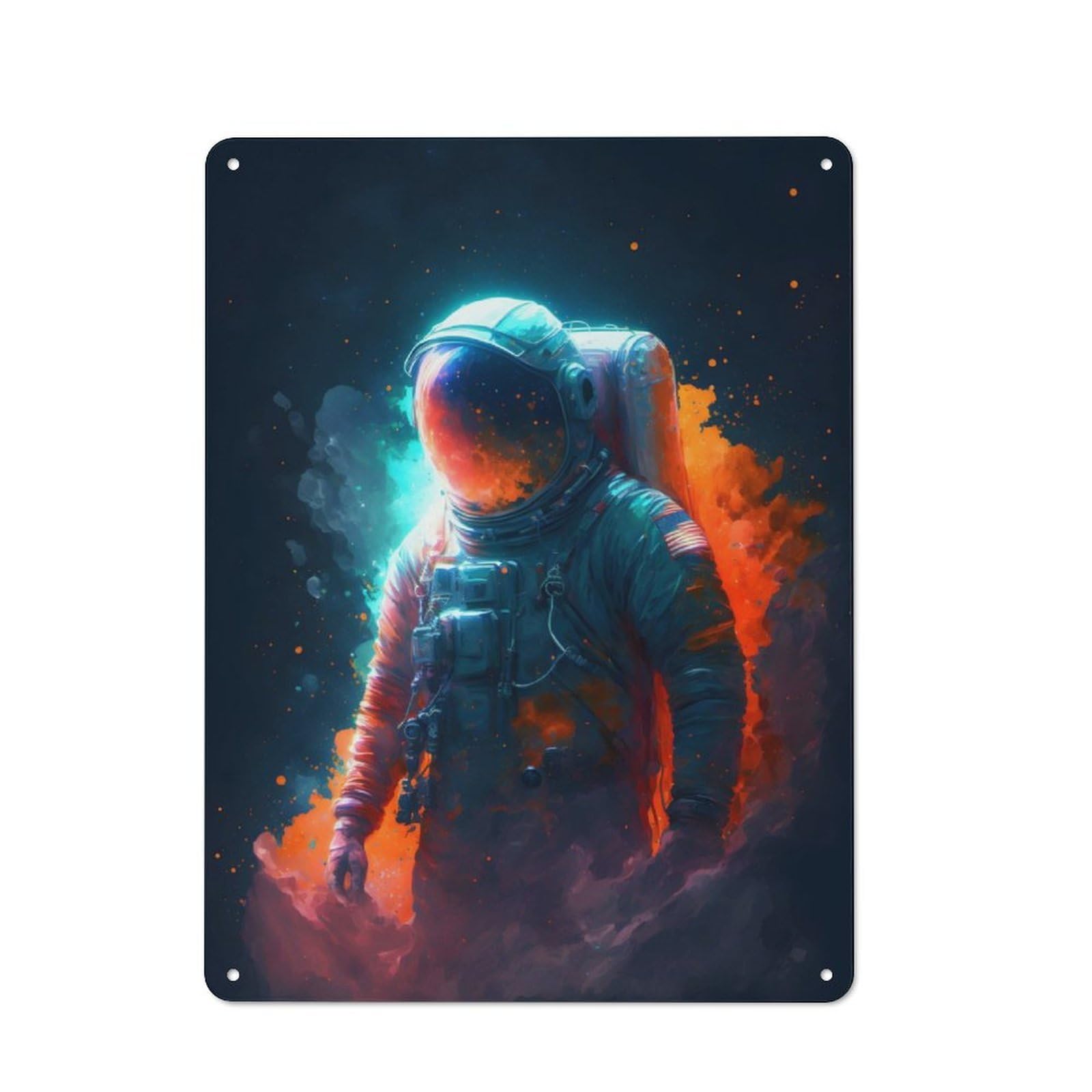 Junmoney Escape Velocity Retro Metal Plaque 40X30cm For Bar Or Restaurant, Suited To Restaurant Interior Fans