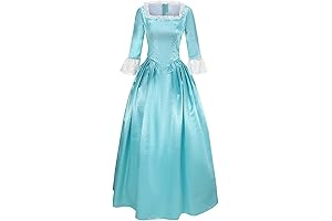 Hamilton Colonial Royal Retro Dress: Peggy Schuyler's Historic Charm