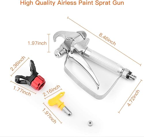 Miniatura 7 de Pistola de pintura sin aire 818 con punta 517 y protector de punta para más pulverizador de pintura