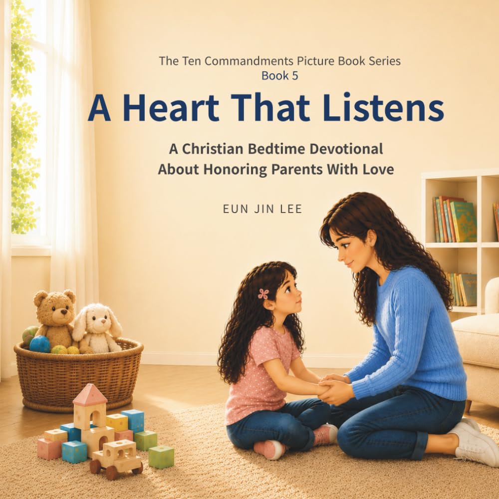 A Heart That Listens: A Christian Bedtime Devotional About Honoring Parents With Love (The Ten Commandments Picture Book Series)