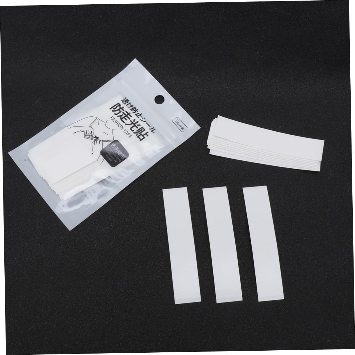 3pack Pet Transparent Double Sided Tape for Clothing Non-Slip Adhesive Tapes for Straps Blouses and Dress Holders s Gentle Comfortable