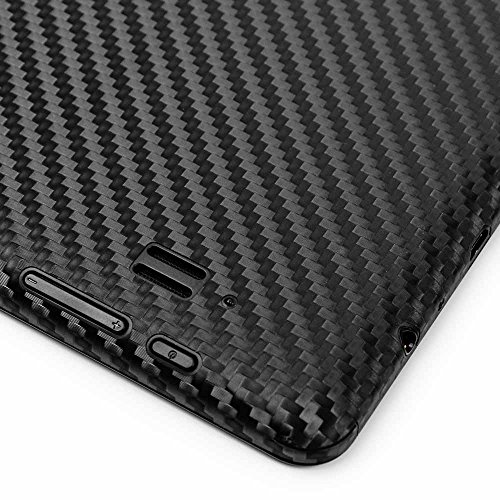 Armorsuit Militaryshield Black Carbon Fiber Skin Wrap Film + Hd Clear Screen Protector For Insignia Flex 8 (Ns-14T002) - Anti-Bubble Film #TOP6