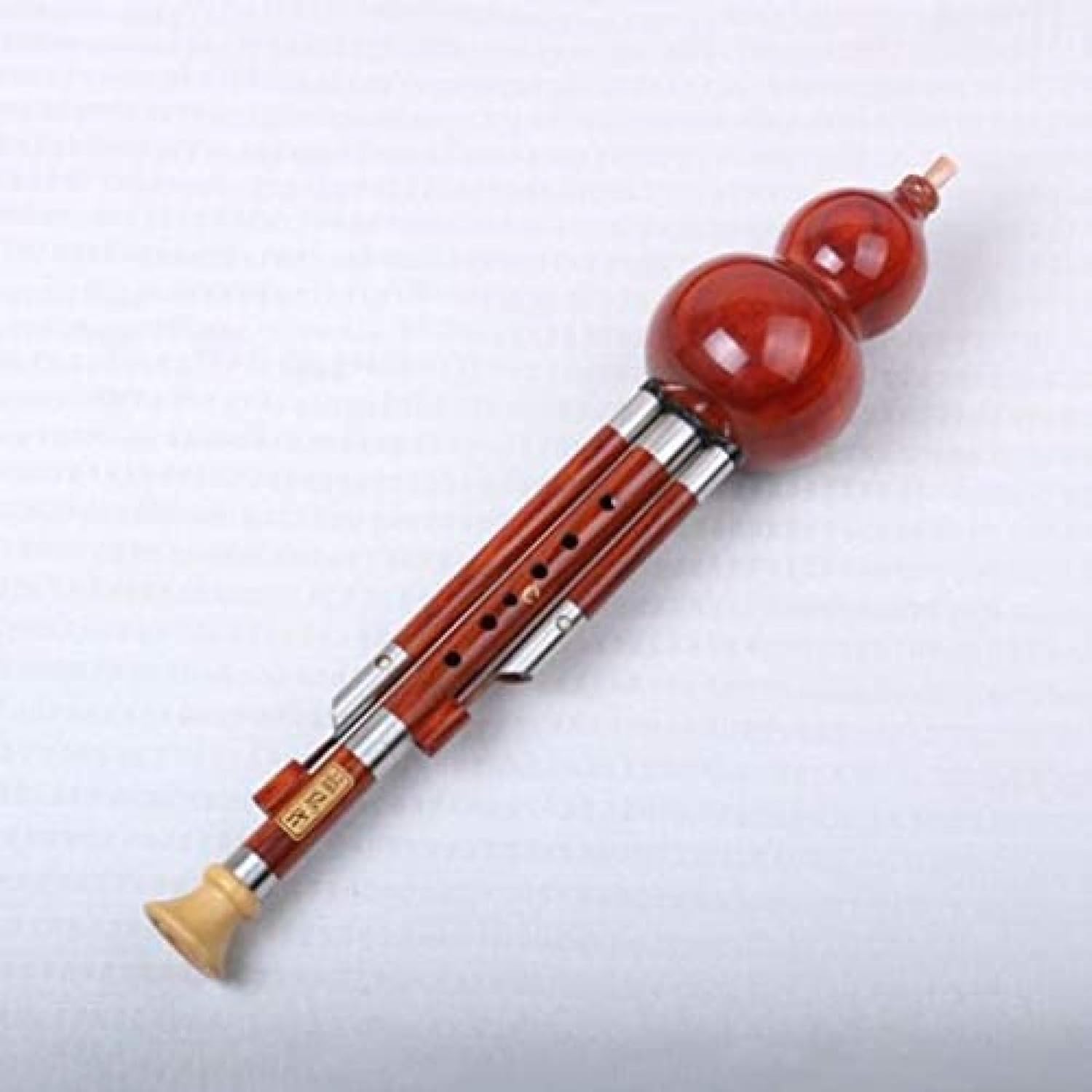 Hulusi, Flet Z Tykwy, Flet Z Dyni Profesjonalny Typ Wykonania Flet Z Tykwy Hulusi Instrument Narodowy Instrument Muzyczny Yunnan Strojenie D/c/b/g/f, Red, C-KEY