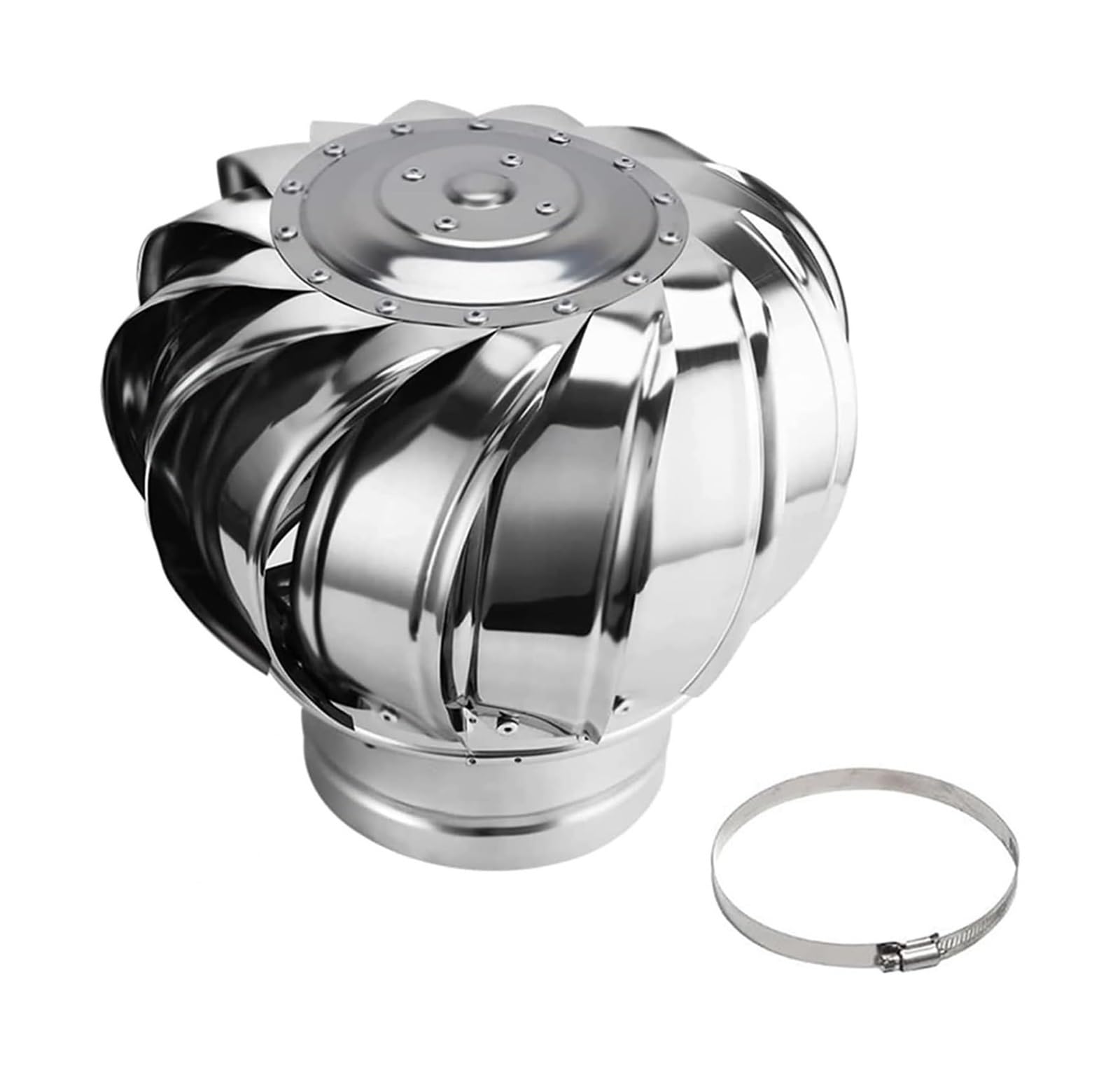 Capuchon d'aération de toit anti-corrosion en acier inoxydable pour cheminée