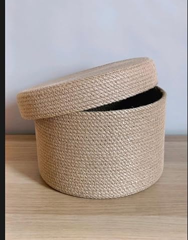 صندوق تخزين أنيق بتصميم نسيجي عصري (13×23×13) من Woven It
