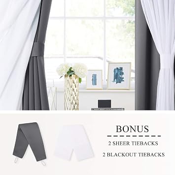 PONY DANCE Double Layer Curtains Bundle Set