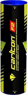 Dunlop Sports Carlton F2 Badminton Shuttle (Tube of 6)