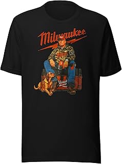 TOP KOALA TEE Trump- Funny Logo Milwaukee – Premium Cotton Unisex Crew Neck Tee, Ultra Soft & Durable Black & White Tee