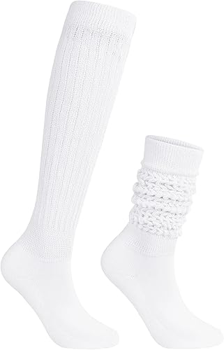 Century Star Slouch - Calentadores de piernas para mujer, súper suaves, para botas altas hasta la rodilla, 9-11