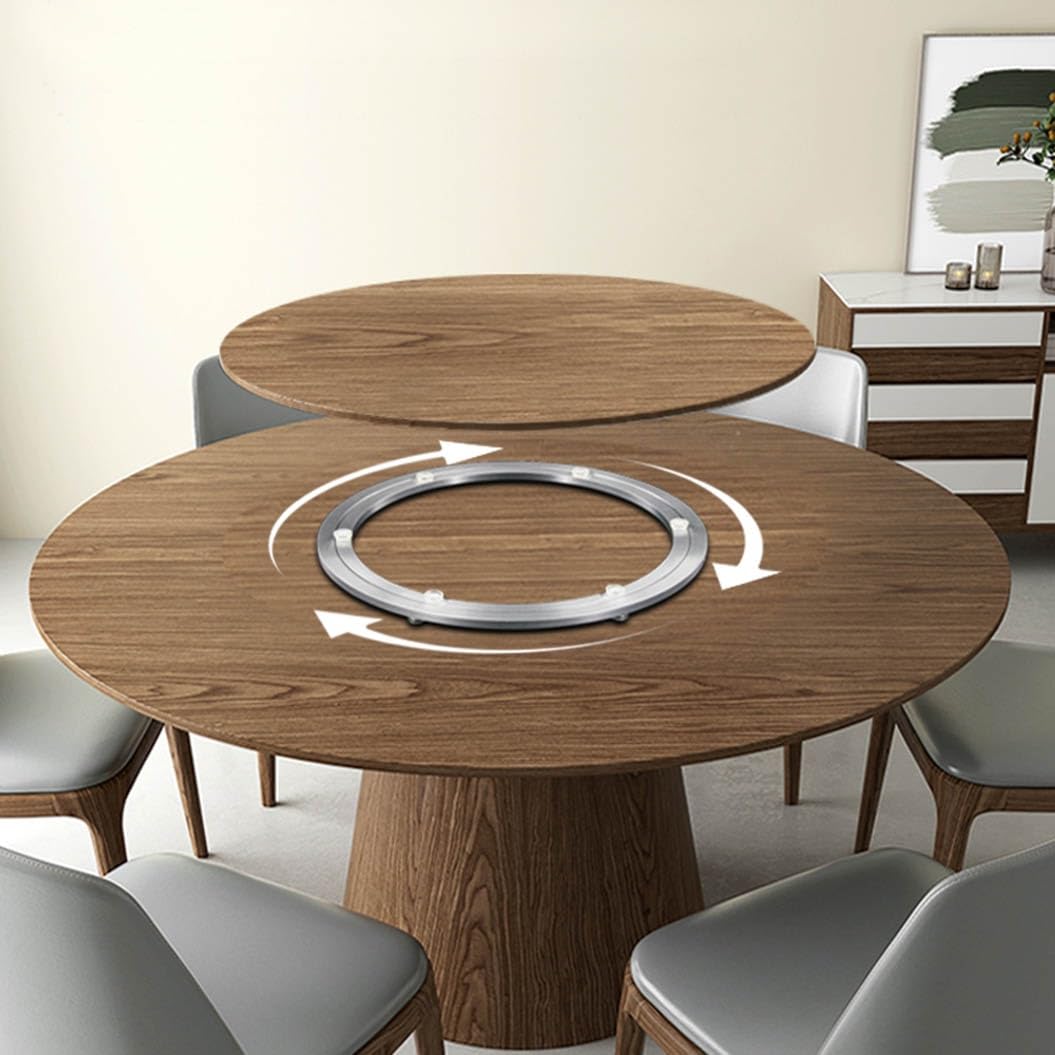 Piastra Girevole, Cuscinetto Lazy Susan, Cuscinetto per Giradischi in Alluminio, Ø 14~79 Cm, Piedini in Gomma Antiscivolo Facili da Installare (Misurare : 49cm(19.3inch))