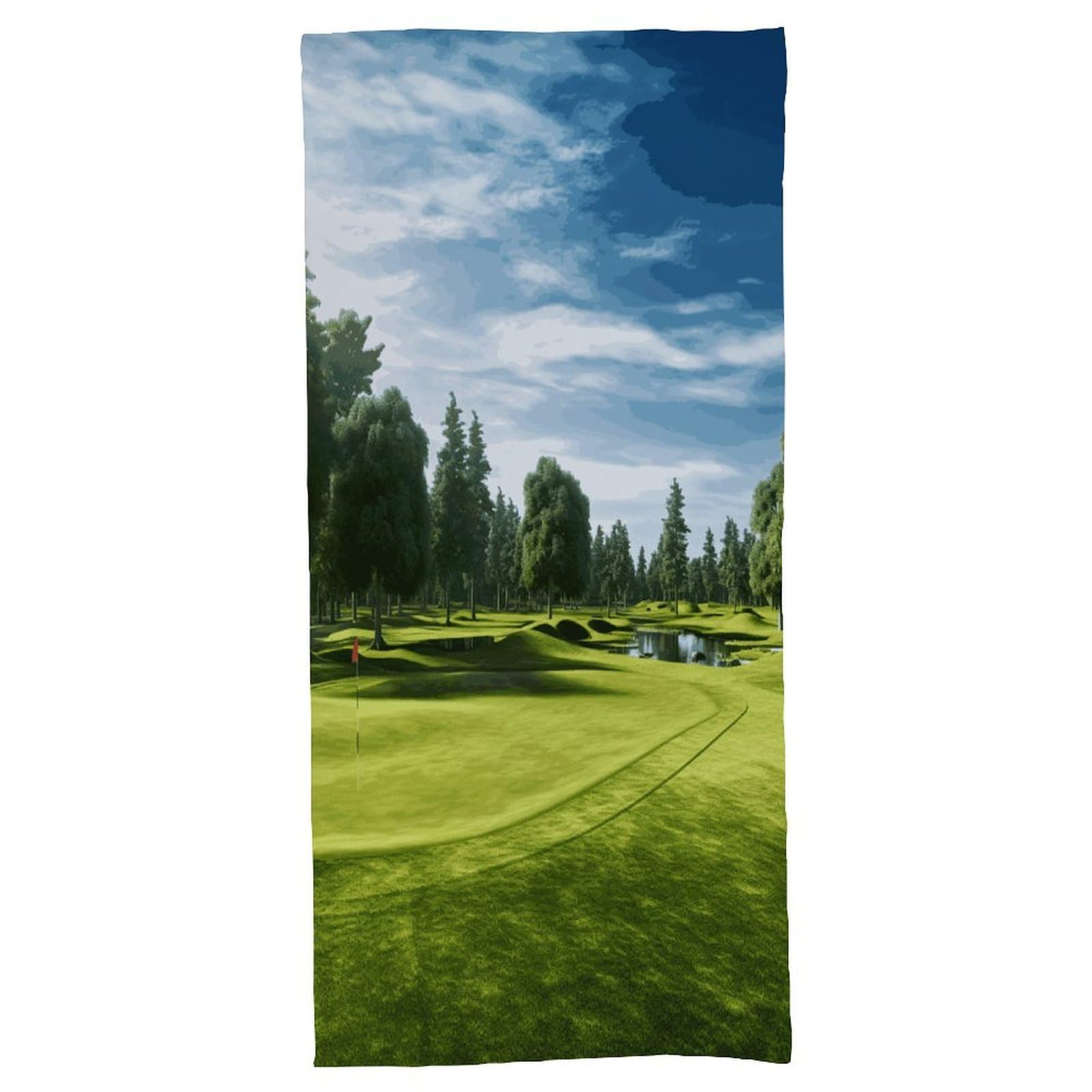 Fekiloot Men's Style Golf Course Lawn Bath Towel Highly Absorbent,Beach Towels For Wo,Pool Towel Bathroom Essential For Beach,Gym,Travel, Camp