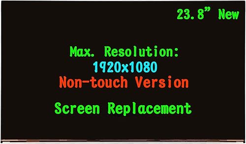 Reemplazo LCD de 23.8 pulgadas para pantalla LCD Dell Inspiron 5400 FHD (1920 x 1080) (solo para versión no táctil)