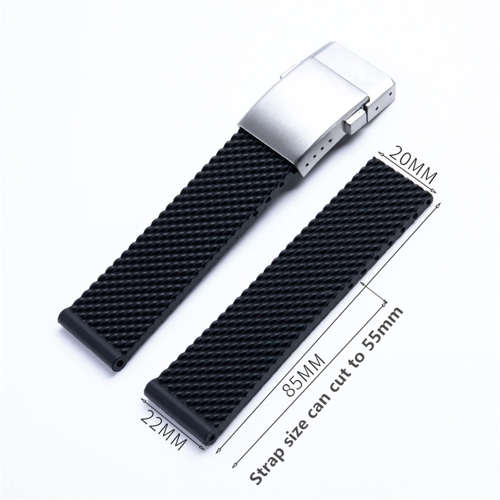 Per Breitling cinturino in morbida gomma di silicone cinturino 22 mm 24 mm cinturino per orologio