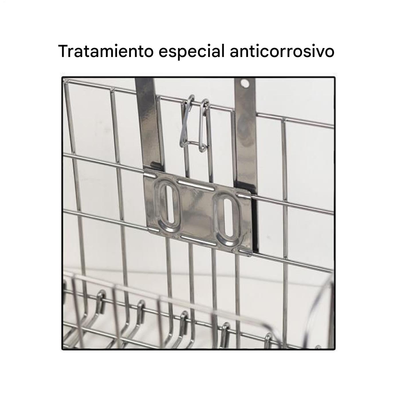 Cesta para Bicicleta - Portaequipajes Plegable Ajustable