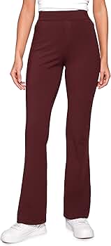 Amazon.com: CRZ YOGA 4-Way Stretch Flare Womens Pants Tall