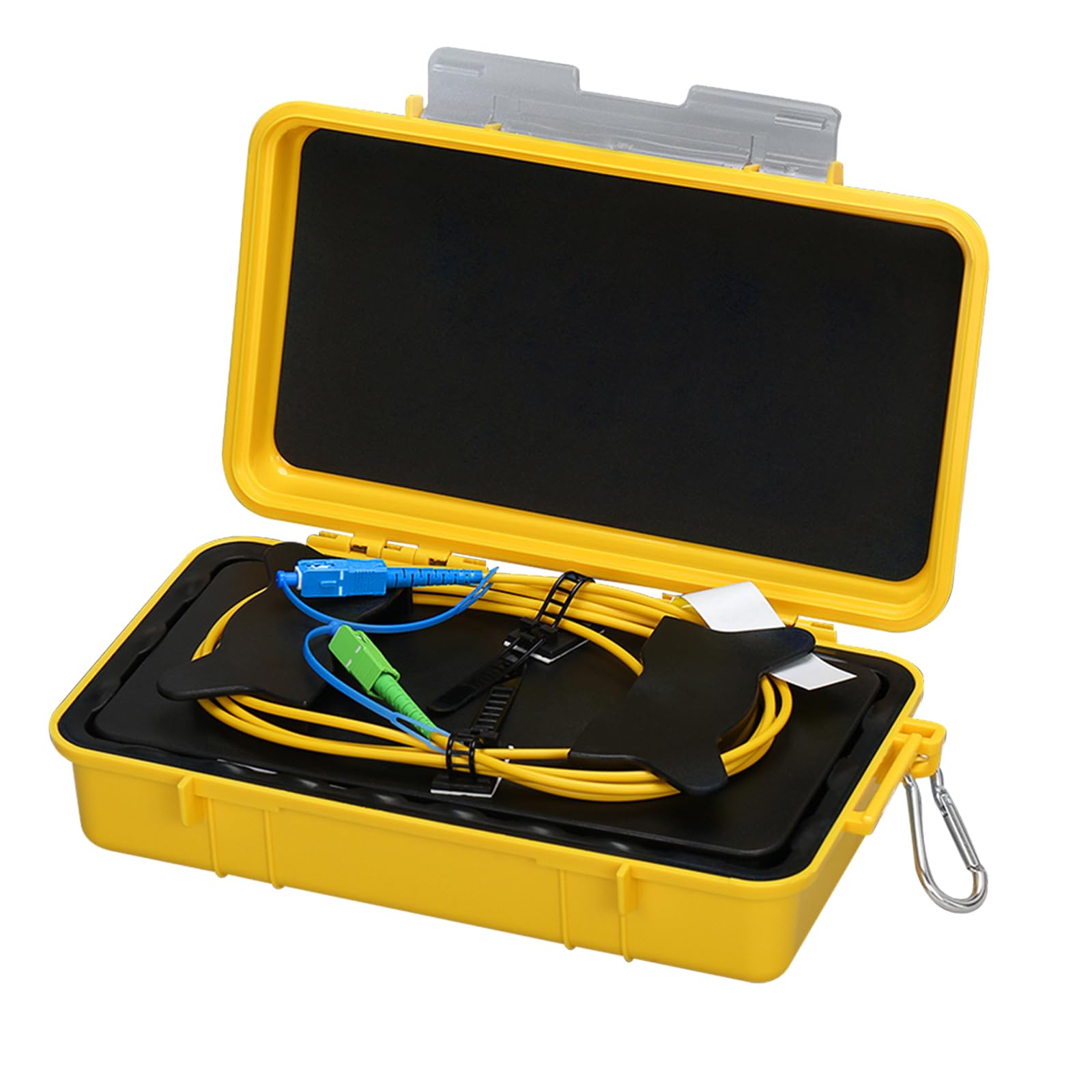SC/UPC-SC/Angled Physical Contact Singlemode SM（9/125） OTDR Launch Cable Box Extension Cord OTDR Dead Zone Eliminator Fiber Optic Tester (2000m)-image-2