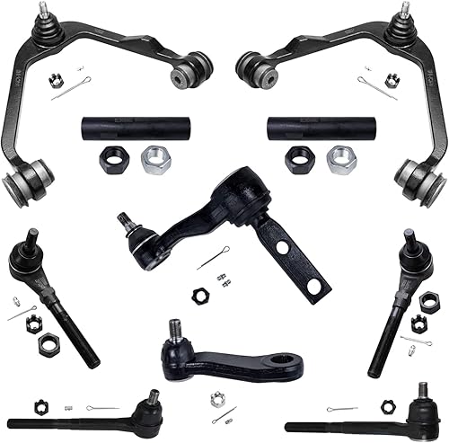 Miniatura 148 de Detroit Axle - Kit de suspensión frontal de 10 piezas para Chevy Trailblazer EXT GMC Envoy XL XUV Buick Rainier Isuzu Ascender Olds Bravada, brazos